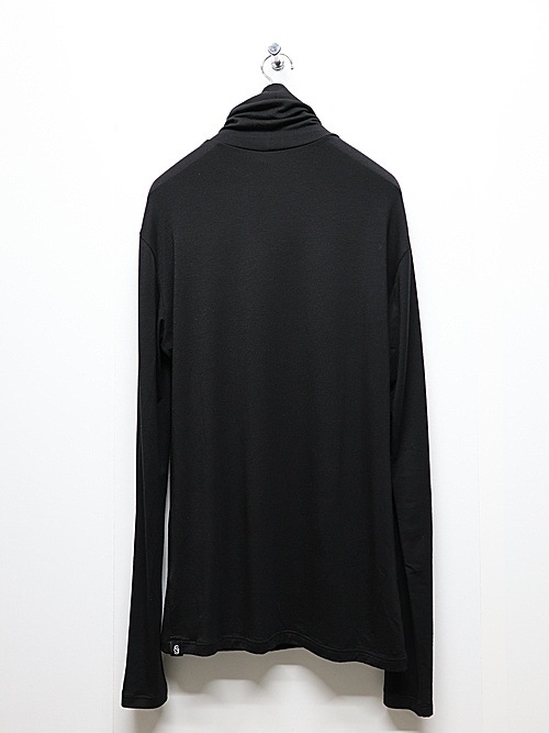 (ͽʡ89ͽ/THE ONENESSͥ/Tencel Jersey High Neck Turtle/Black