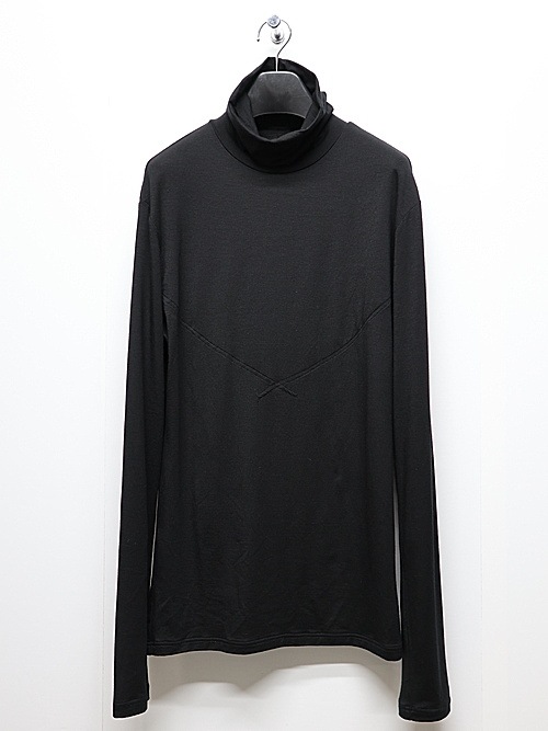 (ͽʡ89ͽ/THE ONENESSͥ/Tencel Jersey High Neck Turtle/Black