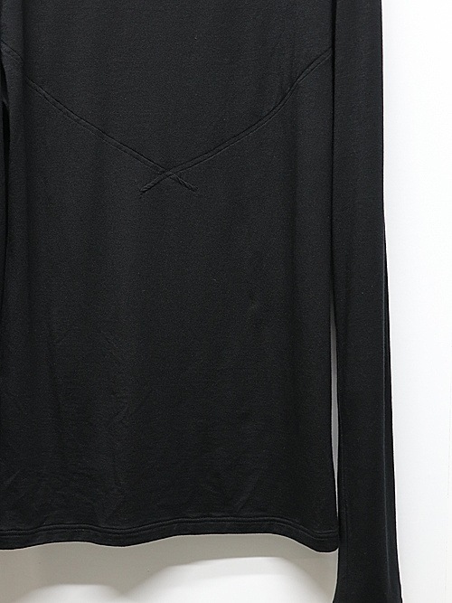 (ͽʡ89ͽ/THE ONENESSͥ/Tencel Jersey High Neck Turtle/Black
