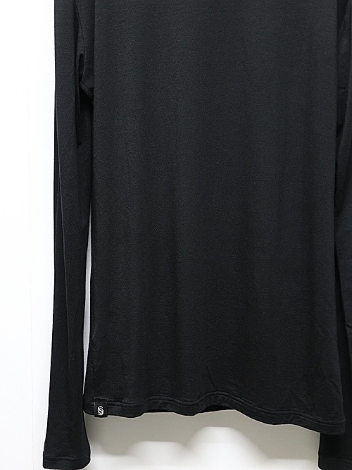 (ͽʡ89ͽ/THE ONENESSͥ/Tencel Jersey High Neck Turtle/Black
