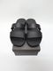ATTACHMENT�������å�����/SMOOTH LEATHER SLIDE SANDAL/BLACK