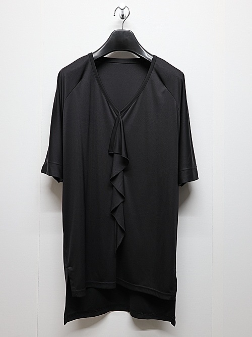 (ͽ���ʡ�3��4������ͽ��/THE ONENESS�������ͥ�/Eco Smooth Jersey KIMONO Frill T-Shirt/Black