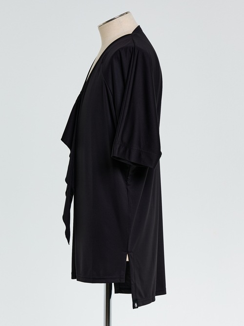 (ͽ���ʡ�3��4������ͽ��/THE ONENESS�������ͥ�/Eco Smooth Jersey KIMONO Frill T-Shirt/Black