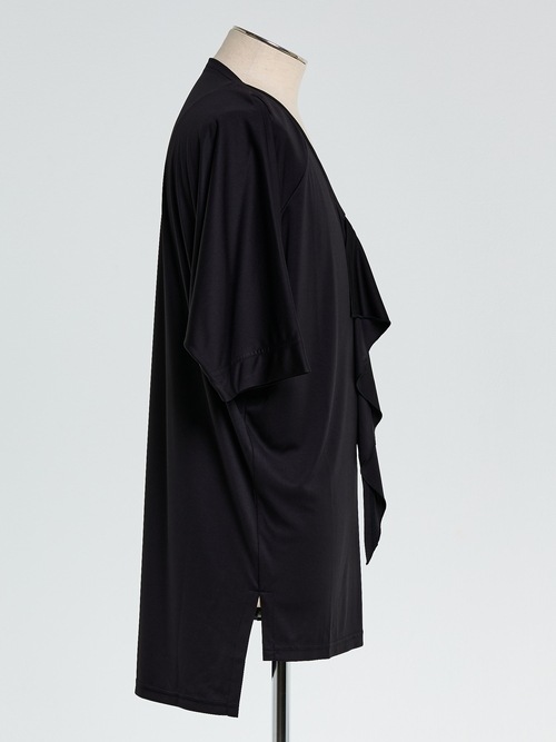 (ͽ���ʡ�3��4������ͽ��/THE ONENESS�������ͥ�/Eco Smooth Jersey KIMONO Frill T-Shirt/Black
