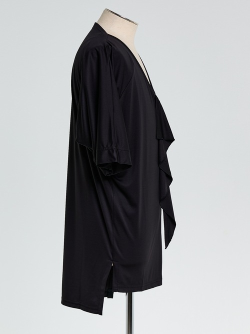(ͽ���ʡ�3��4������ͽ��/THE ONENESS�������ͥ�/Eco Smooth Jersey KIMONO Frill T-Shirt/Black