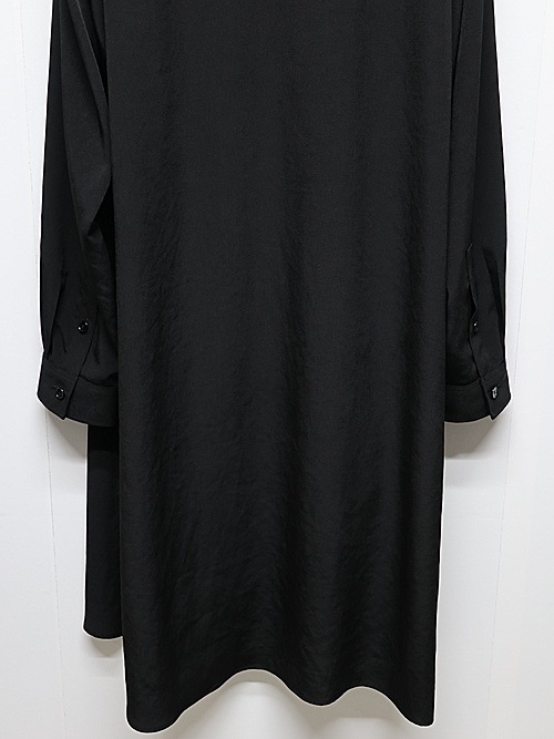 Ground Y�����饦��ɥ磻/TA/PE CREPE DE CHINE ASYMMETRY SHIRT/BLACK