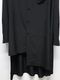 Ground Y�����饦��ɥ磻/TA/PE CREPE DE CHINE ASYMMETRY SHIRT/BLACK