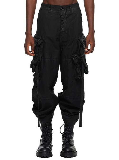 (ͽ����)8��9������ͽ��/JULIUS����ꥦ��/COTTON BACK SATIN TROUSERS16/BLACK
