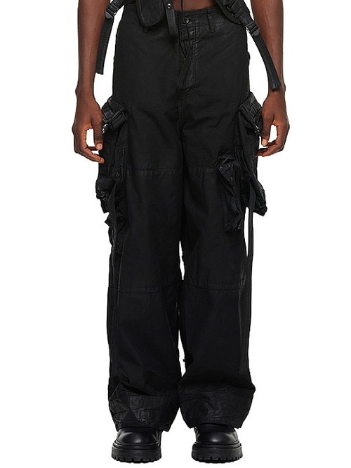 (ͽ����)8��9������ͽ��/JULIUS����ꥦ��/COTTON BACK SATIN TROUSERS16/BLACK