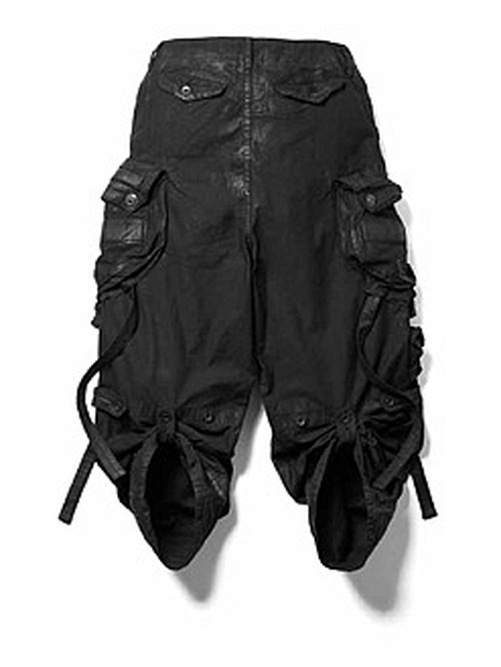 (ͽ����)8��9������ͽ��/JULIUS����ꥦ��/COTTON BACK SATIN TROUSERS16/BLACK