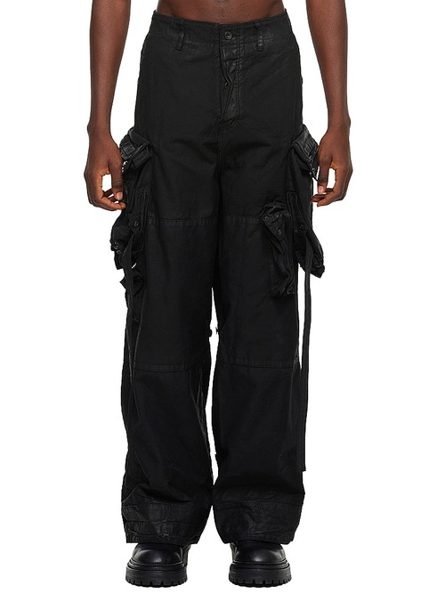 (ͽ����)8��9������ͽ��/JULIUS����ꥦ��/COTTON BACK SATIN TROUSERS16/BLACK