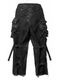 (ͽ����)8��9������ͽ��/JULIUS����ꥦ��/COTTON BACK SATIN TROUSERS16/BLACK