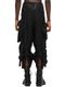 JULIUS����ꥦ��/COTTON BACK SATIN TROUSERS16/BLACK