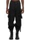 JULIUS����ꥦ��/COTTON BACK SATIN TROUSERS16/BLACK