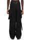 JULIUS����ꥦ��/COTTON BACK SATIN TROUSERS16/BLACK