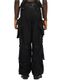 JULIUS����ꥦ��/COTTON BACK SATIN TROUSERS16/BLACK
