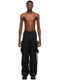 JULIUS����ꥦ��/COTTON BACK SATIN TROUSERS16/BLACK