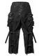 (ͽ����)8��9������ͽ��/JULIUS����ꥦ��/COTTON BACK SATIN TROUSERS16/BLACK