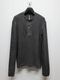 wjk�����֥른��������/waffle henley L/S/d.charcoal