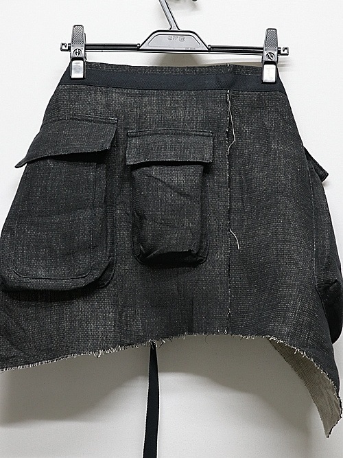 �㴰���nude:masahiko maruyama ���̡���:�ޥ��ҥ��ޥ���/WAIST APRON/Black-Ecru