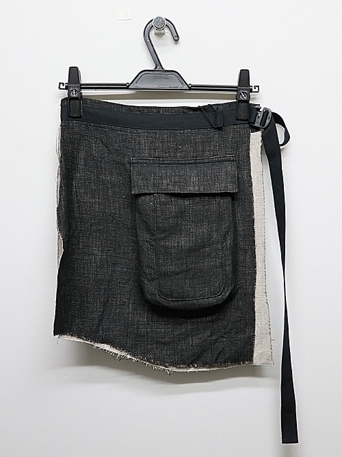 �㴰���nude:masahiko maruyama ���̡���:�ޥ��ҥ��ޥ���/WAIST APRON/Black-Ecru