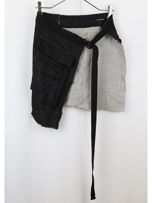 �㴰���nude:masahiko maruyama ���̡���:�ޥ��ҥ��ޥ���/WAIST APRON/Black-Ecru
