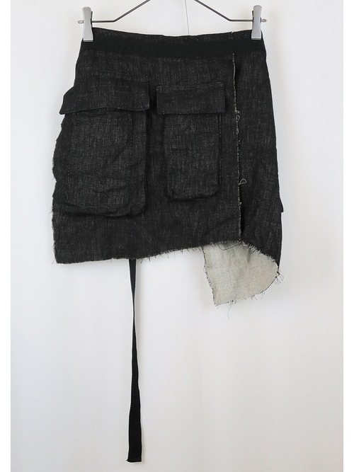 �㴰���nude:masahiko maruyama ���̡���:�ޥ��ҥ��ޥ���/WAIST APRON/Black-Ecru