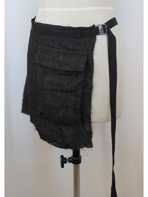 �㴰���nude:masahiko maruyama ���̡���:�ޥ��ҥ��ޥ���/WAIST APRON/Black-Ecru