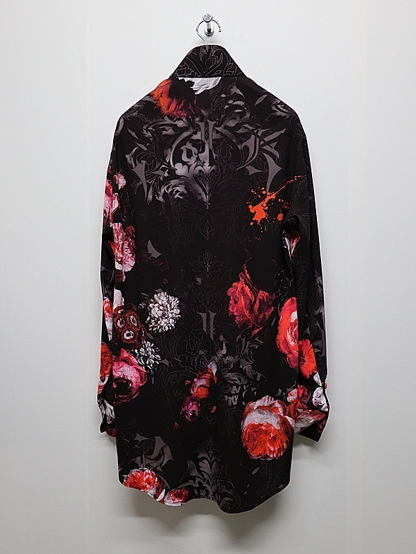 (ͽ���ʡ�10������11������ͽ��/kiryuyrik������奦����奦/Goth Flora Shirt/Black