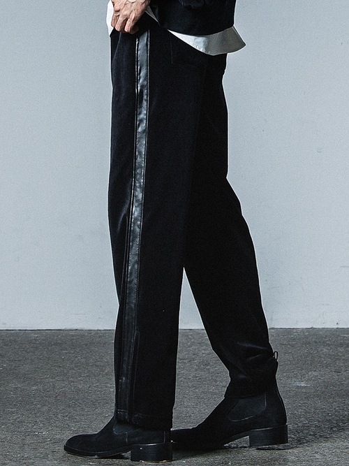 RESOUND CLOTHING���ꥵ����ɥ���������/VELOUR SIMIWIDE PT/BLACK.