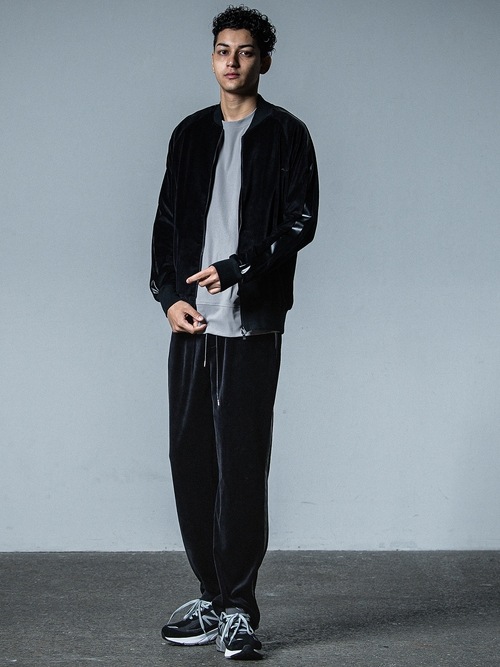 RESOUND CLOTHING���ꥵ����ɥ���������/VELOUR SIMIWIDE PT/BLACK.