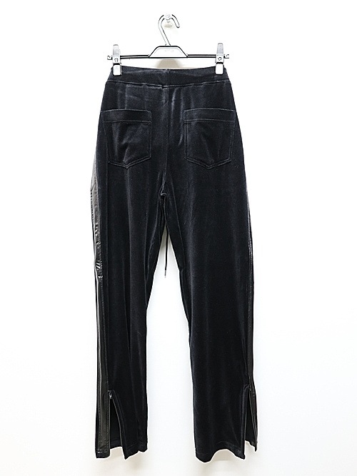 RESOUND CLOTHING���ꥵ����ɥ���������/VELOUR SIMIWIDE PT/BLACK.