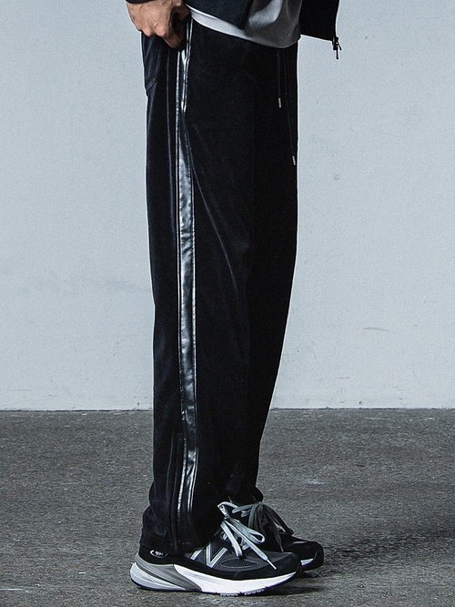 RESOUND CLOTHING���ꥵ����ɥ���������/VELOUR SIMIWIDE PT/BLACK.