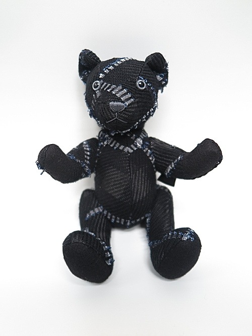 SALE50%OFF/Ground Y饦ɥ磻/Big plaid Teddy bear midium/BLACK.