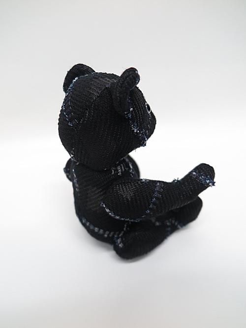 SALE50%OFF/Ground Y饦ɥ磻/Big plaid Teddy bear midium/BLACK.