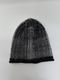 wjk֥른/mohair shaggy knit beanie/black check