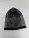 wjk֥른/mohair shaggy knit beanie/black check