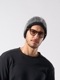 (ͽʡ1011ͽ/wjk֥른/mohair shaggy knit beanie/black check
