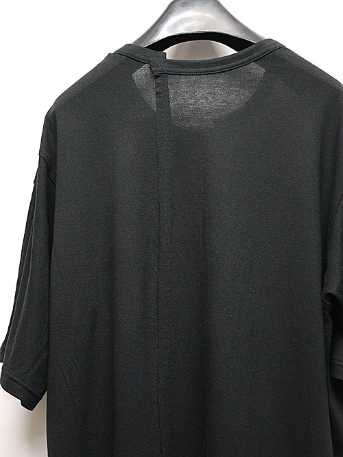 Ground Y�����饦��ɥ磻/C/MOJERSEY COMBINATION TSUJIKIRI SHORT SLEEVED T-SHIRT/BLACKWHITE