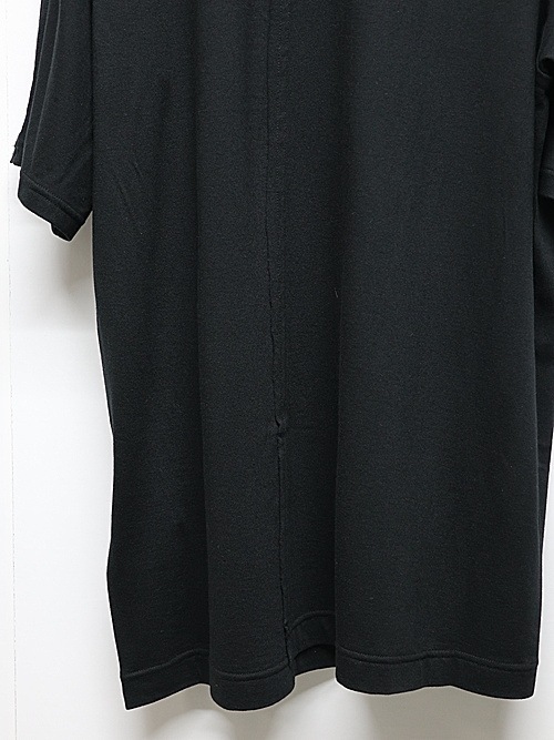 Ground Y�����饦��ɥ磻/C/MOJERSEY COMBINATION TSUJIKIRI SHORT SLEEVED T-SHIRT/BLACKWHITE