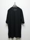 Ground Y�����饦��ɥ磻/C/MOJERSEY COMBINATION TSUJIKIRI SHORT SLEEVED T-SHIRT/BLACKWHITE