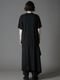 Ground Y�����饦��ɥ磻/C/MOJERSEY COMBINATION TSUJIKIRI SHORT SLEEVED T-SHIRT/BLACKWHITE