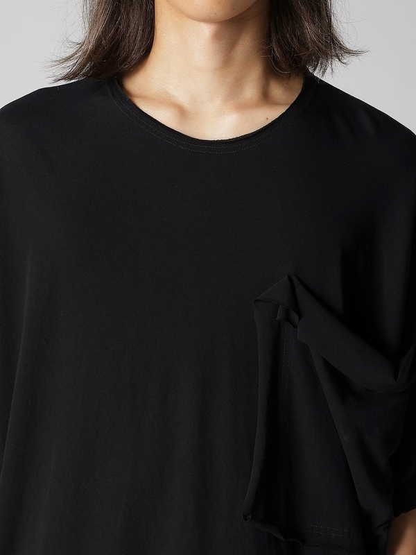 �㴰���Yohji Yamamoto���襦����ޥ��/40/��ǲ�ϥ������å�ŷ�����ե饷�ݥ��å�ȾµA/BLACK