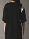 Ground Y�����饦��ɥ磻/C/MO COMBINATION JERSEY MIX T-SHIRT/WHITE
