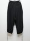 Ground Y�����饦��ɥ磻/TA/PE CREPE DE CHINE BALLOON PANTS/BLACK