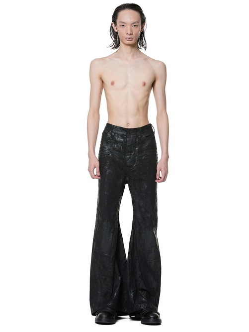 JULIUS����ꥦ��/8oz DENIM TROUSERS1/LUSTER BLACK