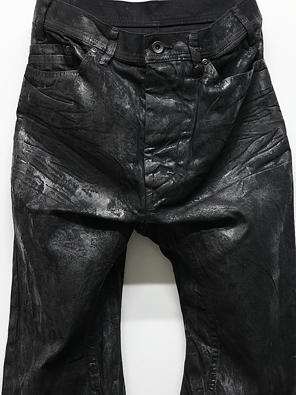 JULIUS����ꥦ��/8oz DENIM TROUSERS1/LUSTER BLACK
