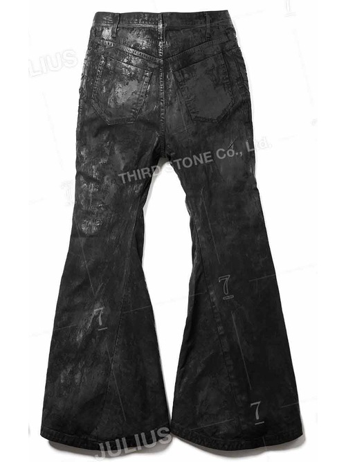 JULIUS����ꥦ��/8oz DENIM TROUSERS1/LUSTER BLACK