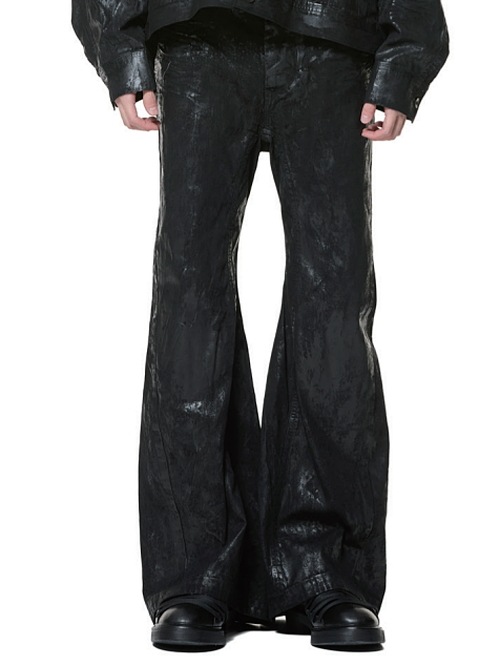 JULIUS����ꥦ��/8oz DENIM TROUSERS1/LUSTER BLACK