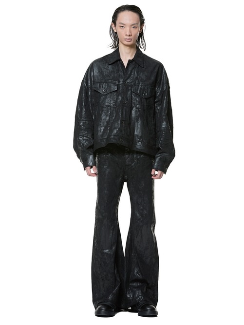 JULIUS����ꥦ��/8oz DENIM TROUSERS1/LUSTER BLACK
